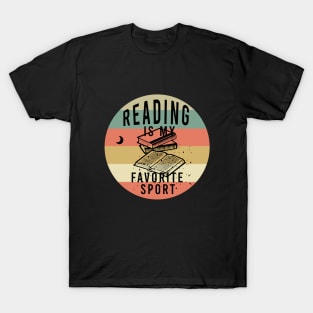 Reading is my favorite sport T-Shirt